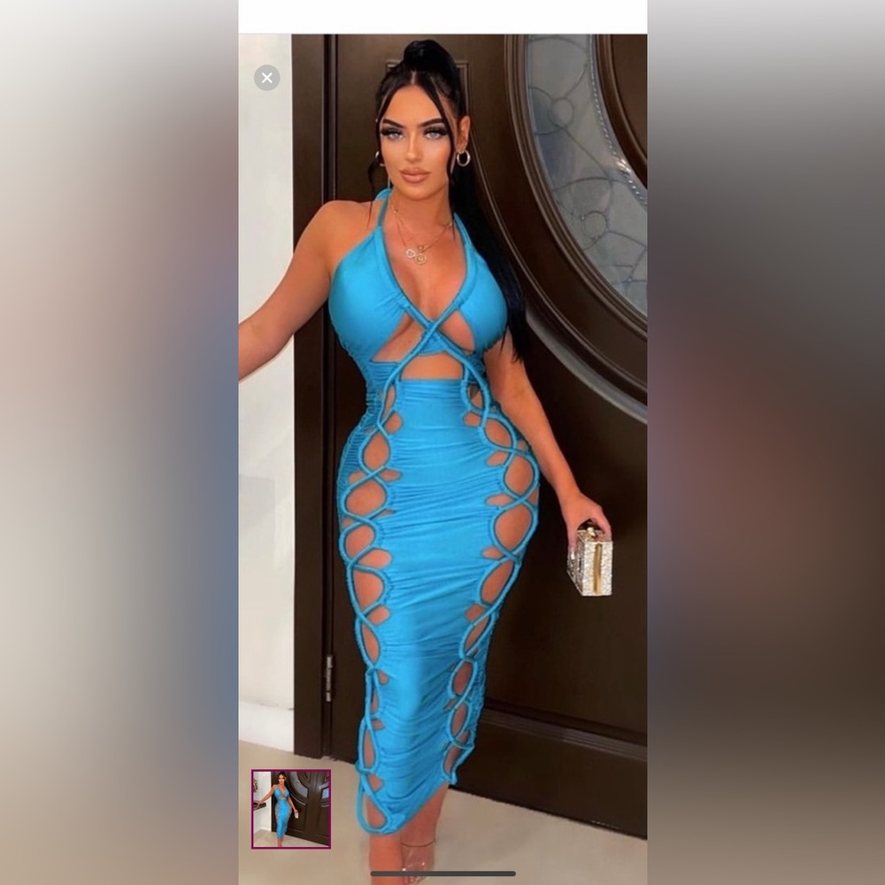 Sexy blue dress, never worn